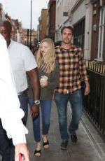 AMANDA SEYFRIED and Thomas Sadoski Leaving Townhouse in London 07/09/2018