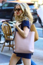 AMANDA SEYFRIED Leaves Her Hotel in New York 07/19/2018
