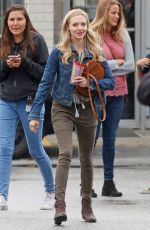 AMANDA SEYFRIED on the Set of  The Art of Racing in Port Coquitlam 06/30/2018