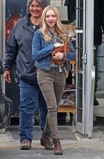 AMANDA SEYFRIED on the Set of  The Art of Racing in Port Coquitlam 06/30/2018