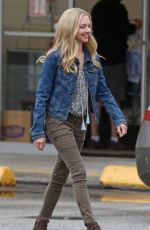 AMANDA SEYFRIED on the Set of  The Art of Racing in Port Coquitlam 06/30/2018