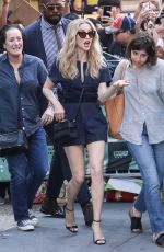 AMANDA SEYFRIED Promotes Mamma Mia! Here We Go Again in New York 07/19/2018