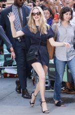 AMANDA SEYFRIED Promotes Mamma Mia! Here We Go Again in New York 07/19/2018