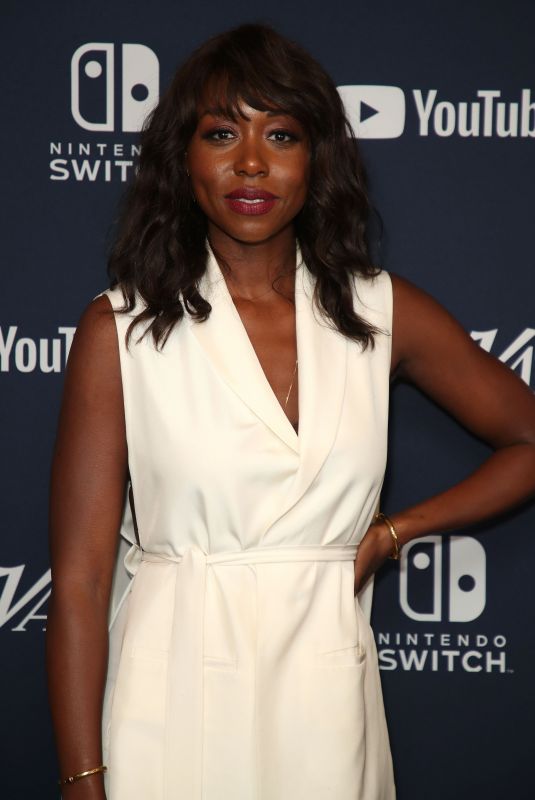 AMANDA WARREN at Variety Studios at Comic-con 2018 in San Diego 07/20/2018