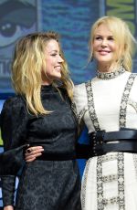 AMBER HEARD and NICOLE KIDMAN at Aquaman Panel Comic-con in San Diego 07/21/2018