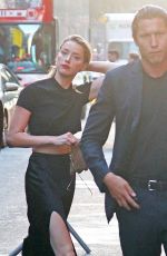 AMBER HEARD and Vito Schnabel at Broadway in New York 06/29/2018