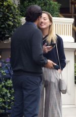 AMBER HEARD and Vito Schnabel at Ritz Hotel in London 07/10/2018