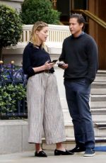 AMBER HEARD and Vito Schnabel at Ritz Hotel in London 07/10/2018