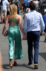 AMBER HEARD and Vito Schnabel at Wimbledon Tennis Championships in London 07/09/2018