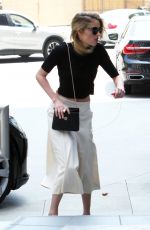 AMBER HEARD Arrives at a Meeting in Century City 07/26/2018