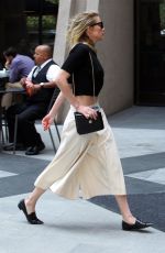 AMBER HEARD Arrives at a Meeting in Century City 07/26/2018