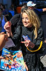 AMBER HEARD Arrives at Conan O