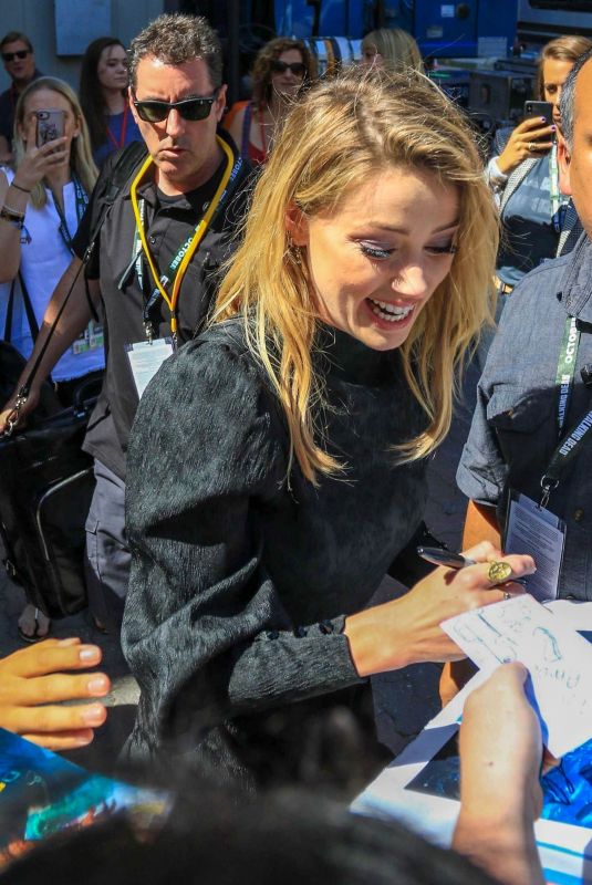 AMBER HEARD Arrives at Conan O