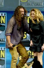 AMBER HEARD at Aquaman Theatrical Panel at Comic-con in San Diego 07/20/2018