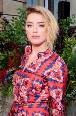 AMBER HEARD at Valentino Show at 2018 Haute Couture Fashion Week in Paris 07/04/2018
