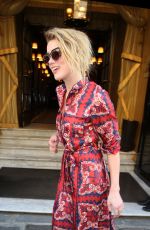 AMBER HEARD Leaves Her Hotel in Paris 07/04/2018