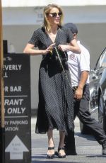 AMBER HEARD Out for Lunch at Honor Bar in Beverly Hills 07/24/2018