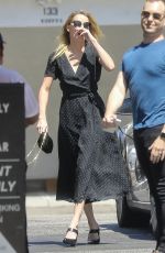 AMBER HEARD Out for Lunch at Honor Bar in Beverly Hills 07/24/2018