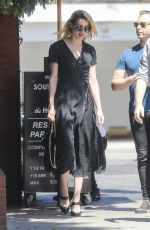 AMBER HEARD Out for Lunch at Honor Bar in Beverly Hills 07/24/2018