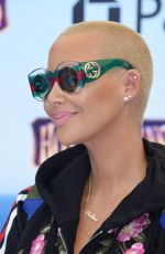 AMBER ROSE at Hotel Transylvania 3: Summer Vacation Premiere in Los Angeles 06/30/2018