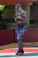 AMBER ROSE Heading to Universal Studios 07/15/2018