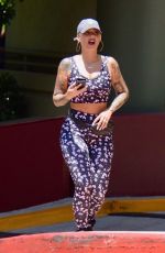AMBER ROSE Heading to Universal Studios 07/15/2018