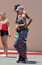AMBER ROSE Heading to Universal Studios 07/15/2018