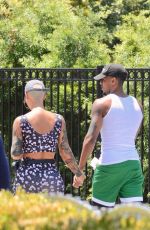 AMBER ROSE Heading to Universal Studios 07/15/2018