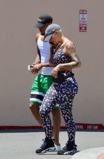AMBER ROSE Heading to Universal Studios 07/15/2018