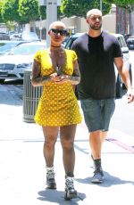 AMBER ROSE Out and About in Beverly Hills 07/24/2018