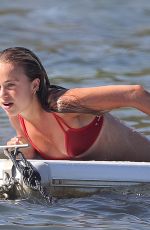 AMELIA WINDSOR in Bikini at a Beach in Ibiza 07/27/2018