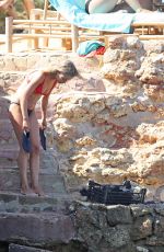 AMELIA WINDSOR in Bikini at a Beach in Ibiza 07/27/2018