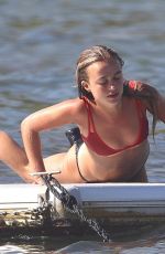 AMELIA WINDSOR in Bikini at a Beach in Ibiza 07/27/2018