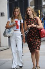 AMELIA WINDSOR Leaves Bodyism in Notting Hill 07/20/2018