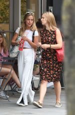 AMELIA WINDSOR Leaves Bodyism in Notting Hill 07/20/2018