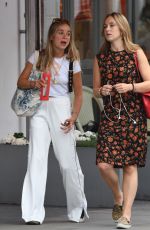 AMELIA WINDSOR Leaves Bodyism in Notting Hill 07/20/2018