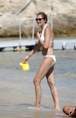 ANA BEATRIZ BARROS in Bikini on the Beach in Mykonos 07/20/2018