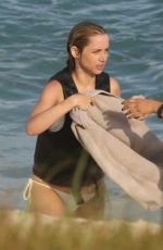ANA DE ARMAS in Swimsuit and Bikini at a Beach in Rio De Janeiro 07/29/2018