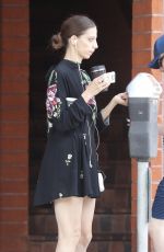 ANGELA SARAFYAN Out Shopping in Venice 07/19/2018