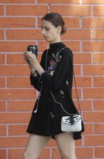 ANGELA SARAFYAN Out Shopping in Venice 07/19/2018