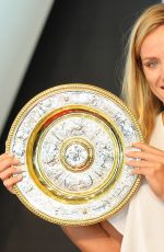 ANGELIQUE KERBER at a Press Conference in Stuttgart 07/17/2018