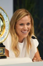 ANGELIQUE KERBER at a Press Conference in Stuttgart 07/17/2018