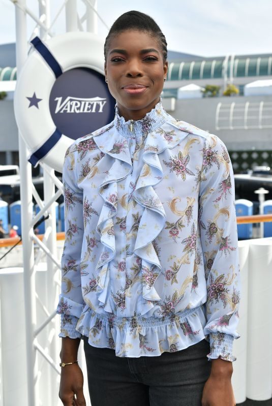 ANN OGBOMO at Variety Studio at Comic-con in San Diego 07/21/2018