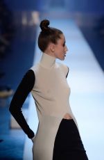 ANNA CLEVELAND at Jean Paul Gaultier Runway Show at Paris Fashion Week 07/04/2018