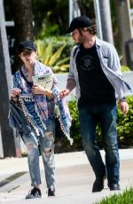 ANNA KENDRICK and Ben Richardson Out in Miami 07/11/2018