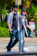 ANNA KENDRICK and Ben Richardson Out in Miami 07/11/2018