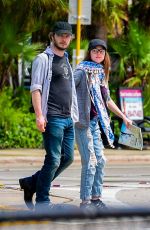 ANNA KENDRICK and Ben Richardson Out in Miami 07/11/2018