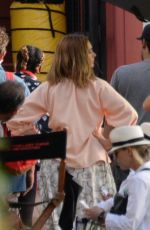 ANNE HATHAWAY on the Set of The Last Thing He Wanted in Puerto Rico 07/06/2018