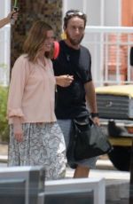 ANNE HATHAWAY on the Set of The Last Thing He Wanted in San Juan 07/02/2018