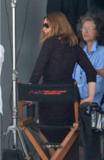 ANNE HATHAWAY on the Set of The Last Thing He Wanted in San Juan 07/03/2018